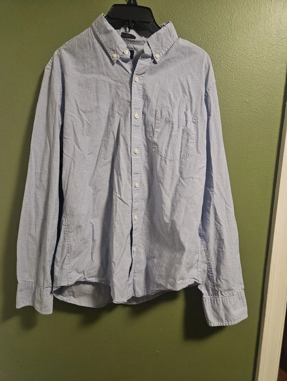 NWOT J.crew Light Blue Linen Shirt